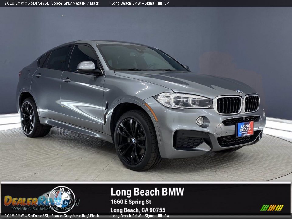 2018 BMW X6 xDrive35i Space Gray Metallic / Black Photo #1