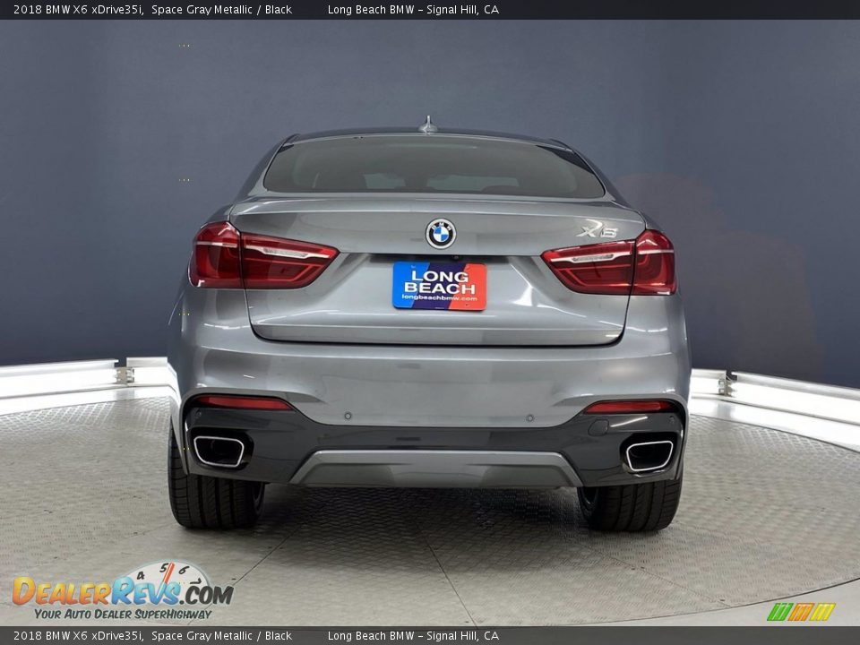 2018 BMW X6 xDrive35i Space Gray Metallic / Black Photo #4