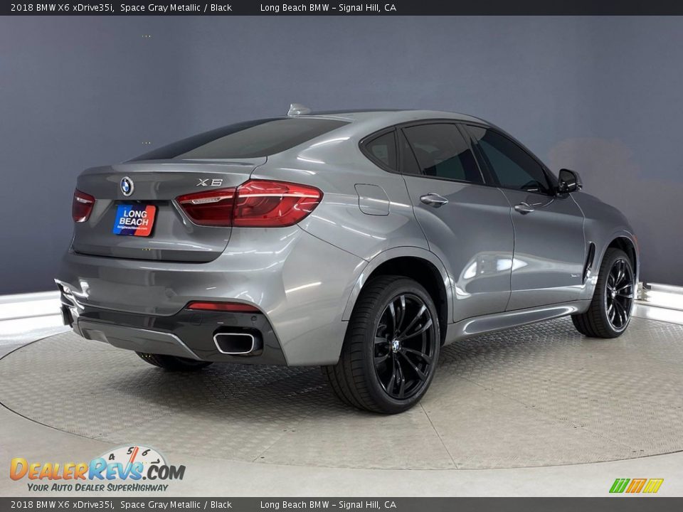 2018 BMW X6 xDrive35i Space Gray Metallic / Black Photo #5