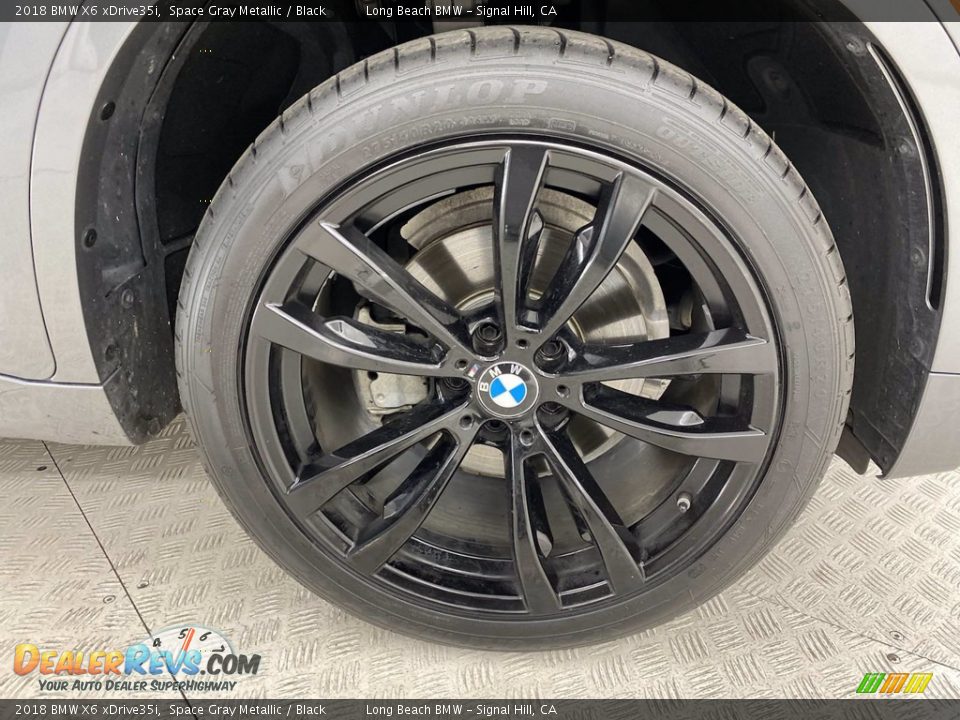 2018 BMW X6 xDrive35i Space Gray Metallic / Black Photo #6