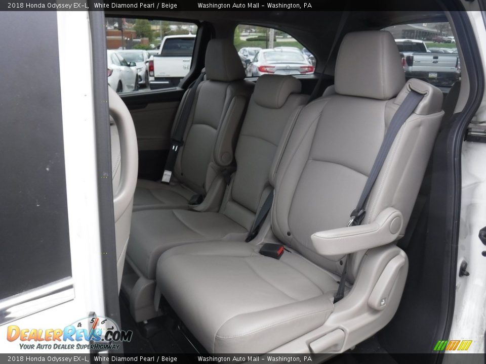 2018 Honda Odyssey EX-L White Diamond Pearl / Beige Photo #24