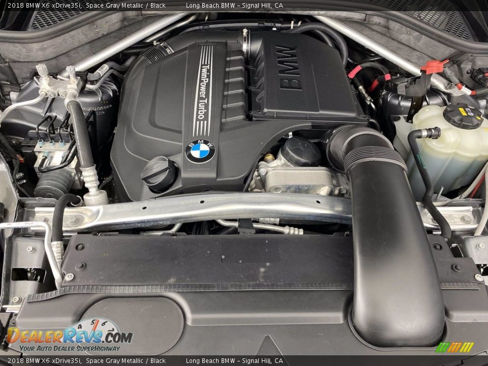 2018 BMW X6 xDrive35i Space Gray Metallic / Black Photo #12