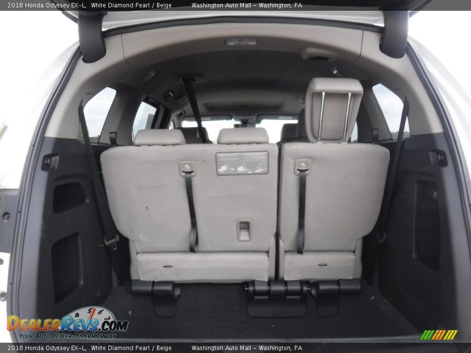 2018 Honda Odyssey EX-L White Diamond Pearl / Beige Photo #26