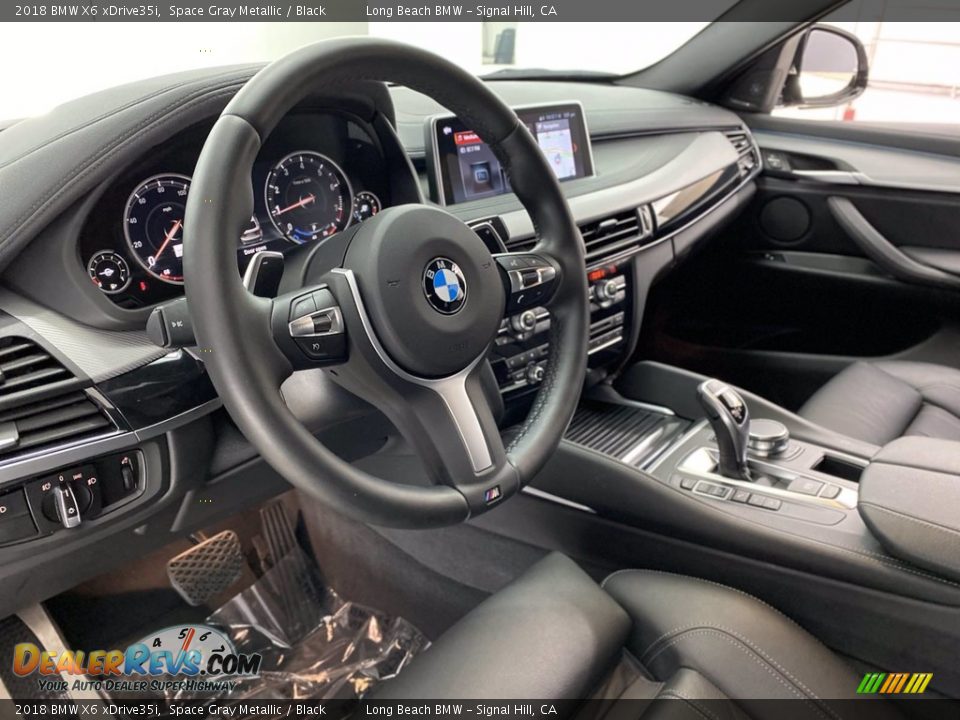 2018 BMW X6 xDrive35i Space Gray Metallic / Black Photo #16