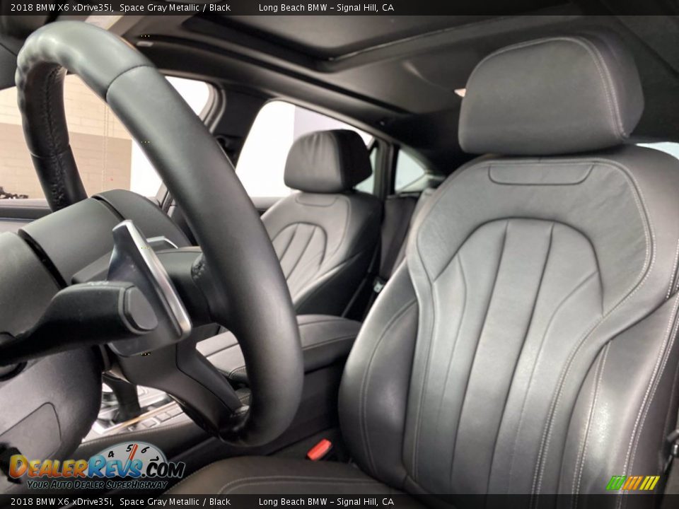 2018 BMW X6 xDrive35i Space Gray Metallic / Black Photo #17