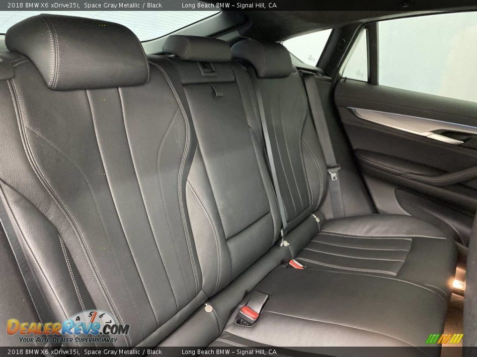 2018 BMW X6 xDrive35i Space Gray Metallic / Black Photo #36