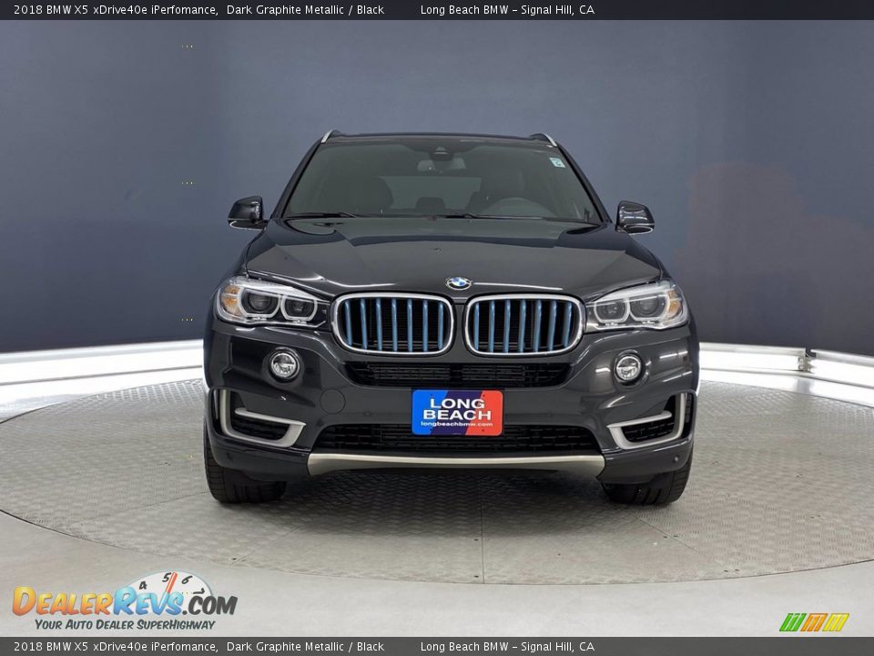 2018 BMW X5 xDrive40e iPerfomance Dark Graphite Metallic / Black Photo #2