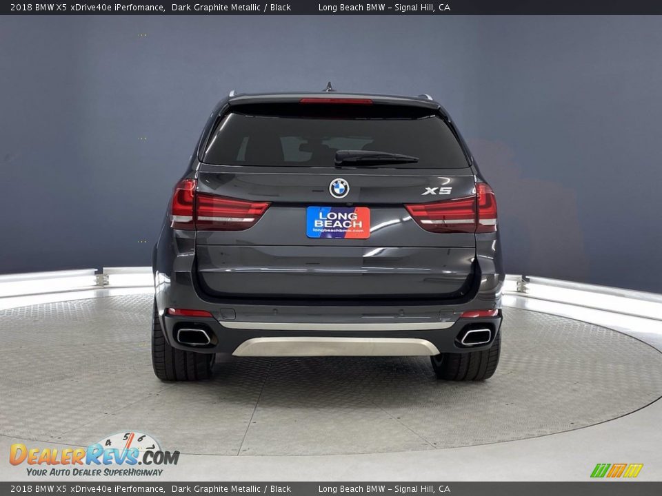 2018 BMW X5 xDrive40e iPerfomance Dark Graphite Metallic / Black Photo #4