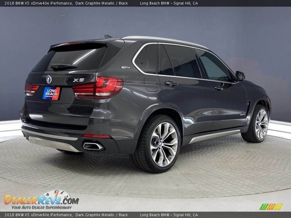 2018 BMW X5 xDrive40e iPerfomance Dark Graphite Metallic / Black Photo #5