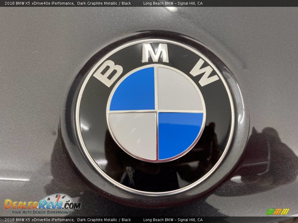 2018 BMW X5 xDrive40e iPerfomance Dark Graphite Metallic / Black Photo #8