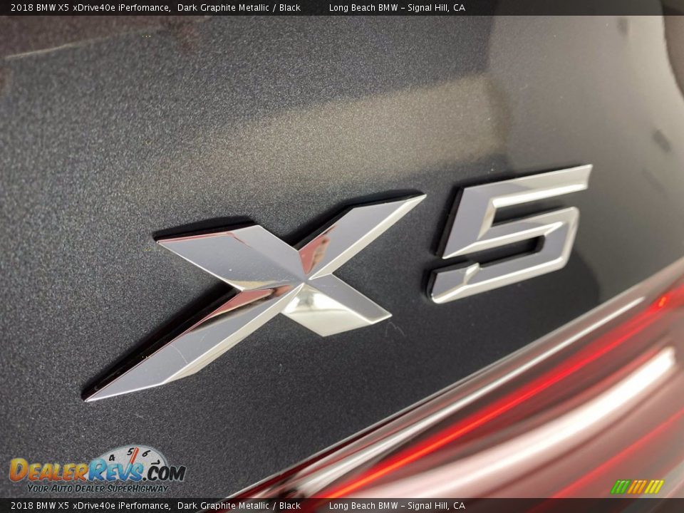 2018 BMW X5 xDrive40e iPerfomance Dark Graphite Metallic / Black Photo #11
