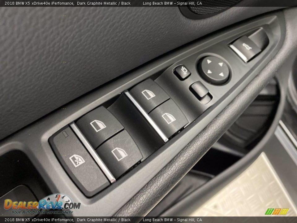 2018 BMW X5 xDrive40e iPerfomance Dark Graphite Metallic / Black Photo #14