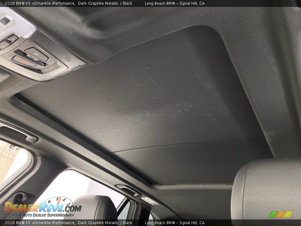 2018 BMW X5 xDrive40e iPerfomance Dark Graphite Metallic / Black Photo #31