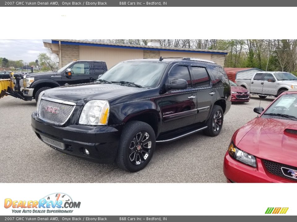 2007 GMC Yukon Denali AWD Onyx Black / Ebony Black Photo #1