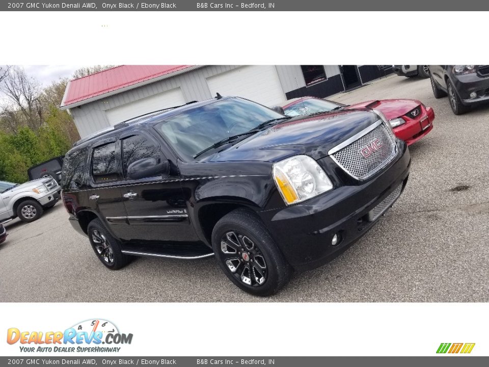 2007 GMC Yukon Denali AWD Onyx Black / Ebony Black Photo #3