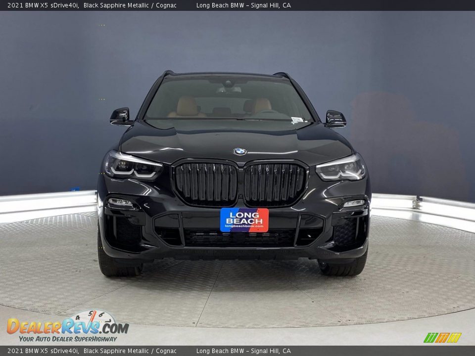 2021 BMW X5 sDrive40i Black Sapphire Metallic / Cognac Photo #2
