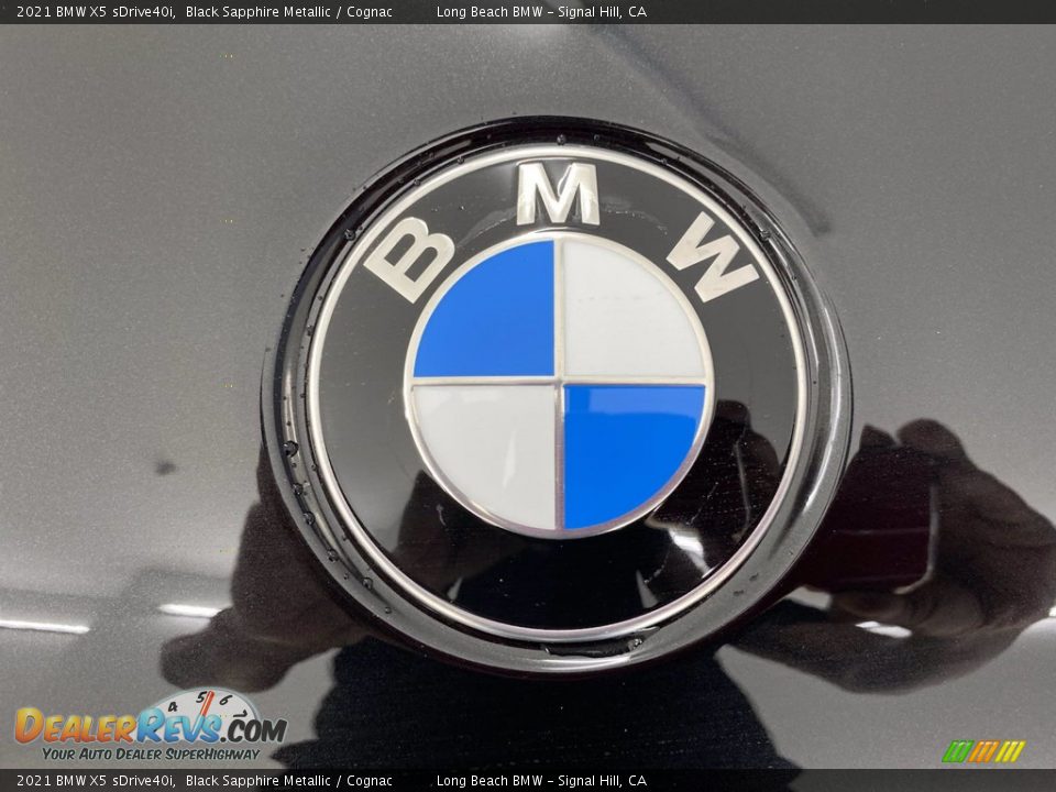 2021 BMW X5 sDrive40i Black Sapphire Metallic / Cognac Photo #5