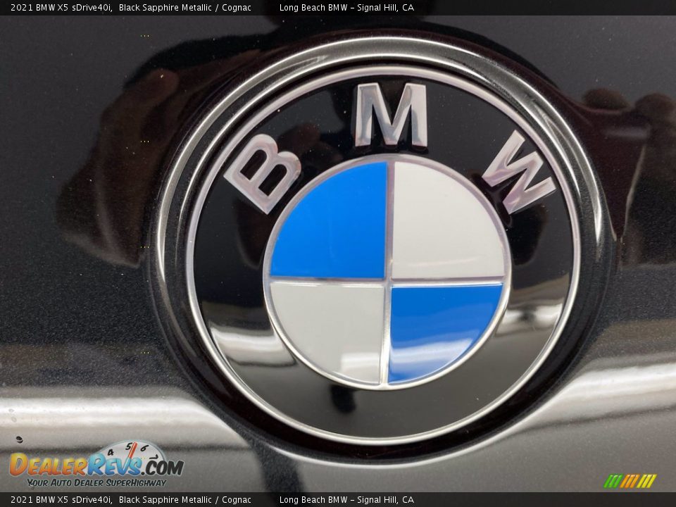 2021 BMW X5 sDrive40i Black Sapphire Metallic / Cognac Photo #7