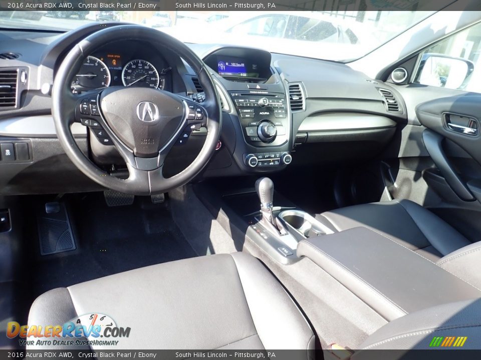 Ebony Interior - 2016 Acura RDX AWD Photo #18