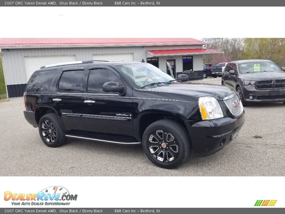 2007 GMC Yukon Denali AWD Onyx Black / Ebony Black Photo #26