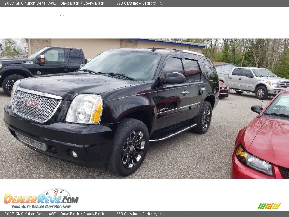 2007 GMC Yukon Denali AWD Onyx Black / Ebony Black Photo #27