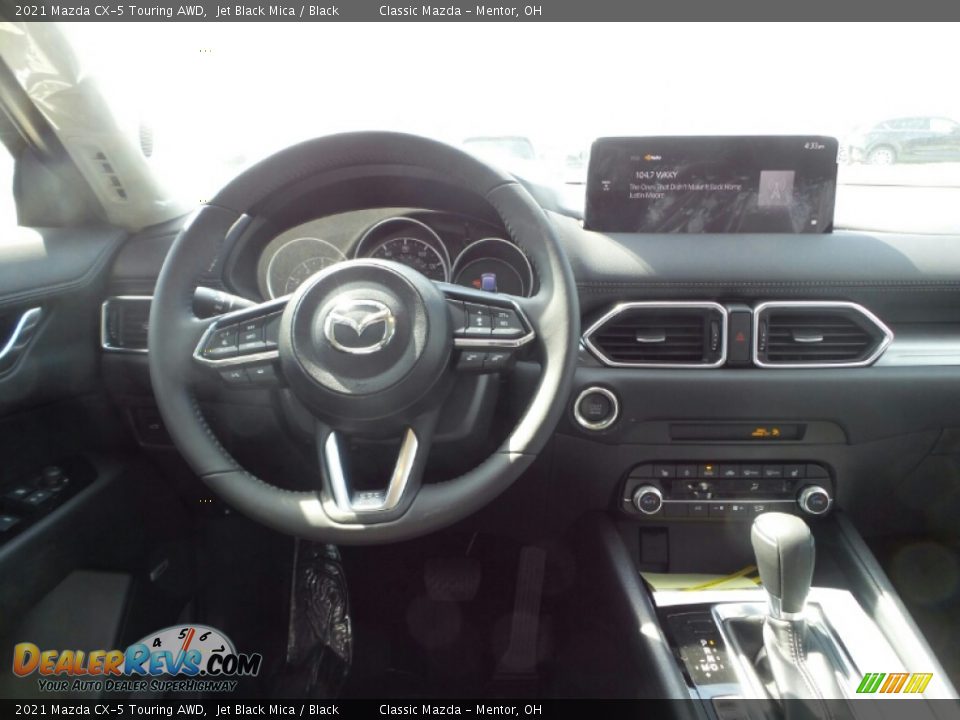 2021 Mazda CX-5 Touring AWD Jet Black Mica / Black Photo #4
