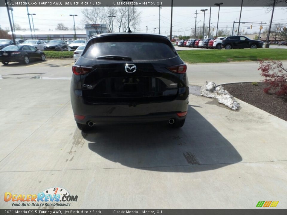 2021 Mazda CX-5 Touring AWD Jet Black Mica / Black Photo #6
