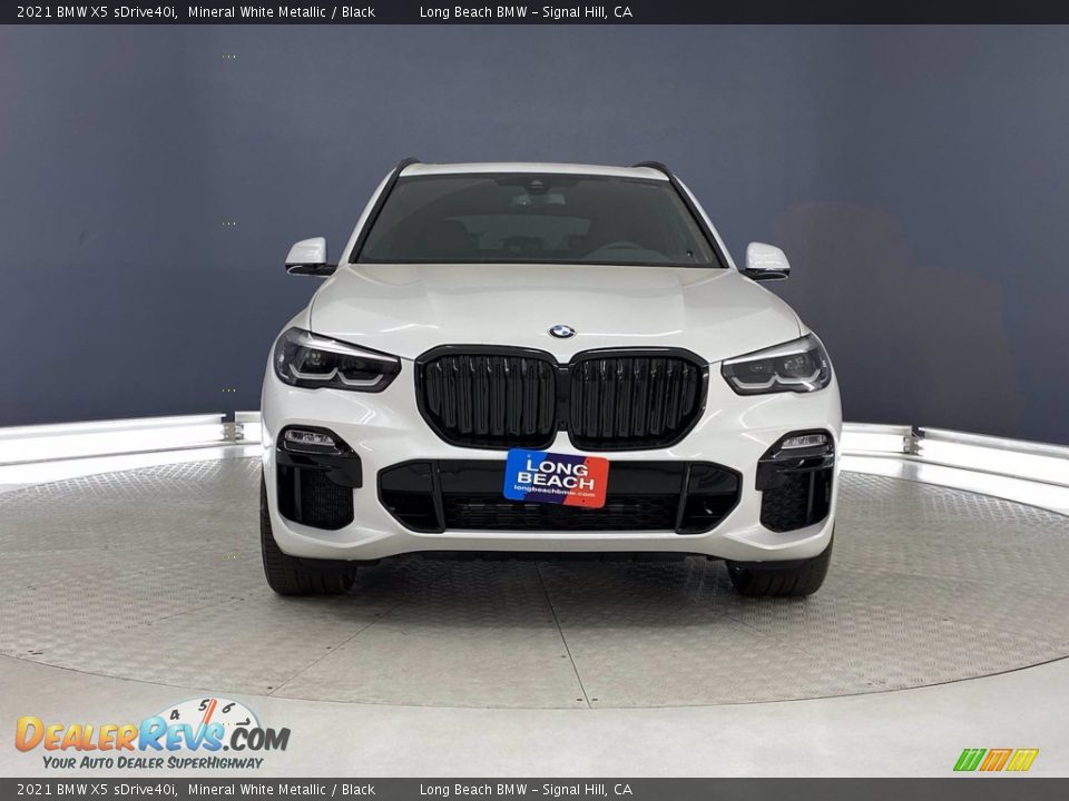 2021 BMW X5 sDrive40i Mineral White Metallic / Black Photo #2