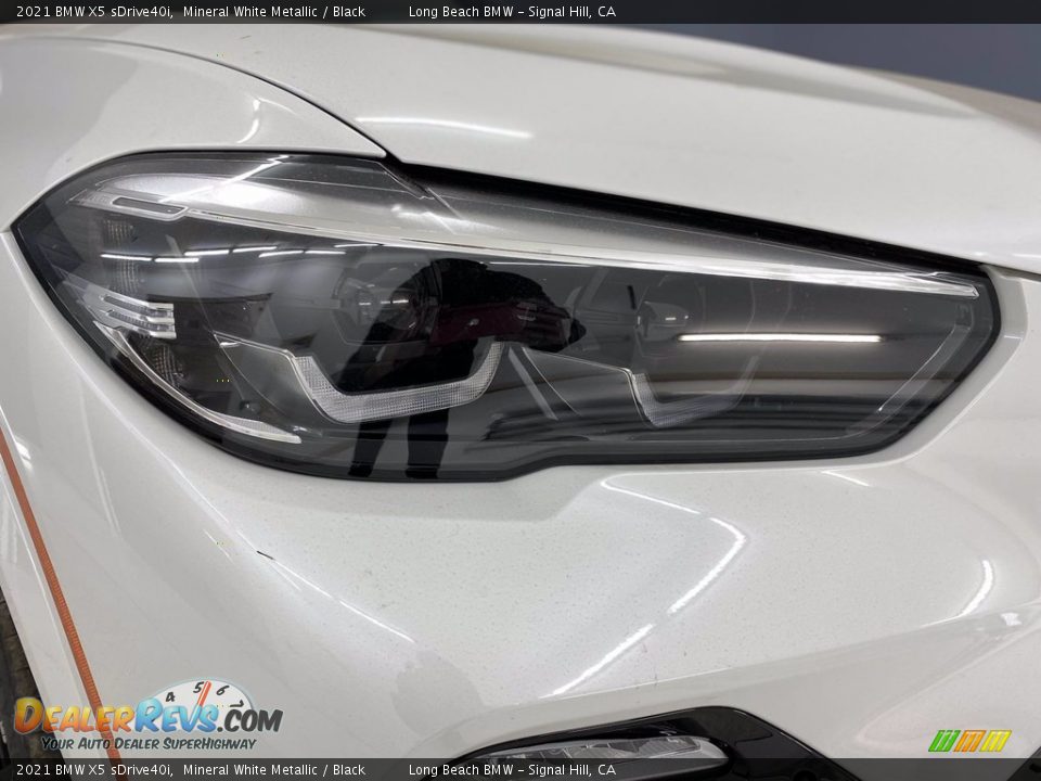 2021 BMW X5 sDrive40i Mineral White Metallic / Black Photo #4