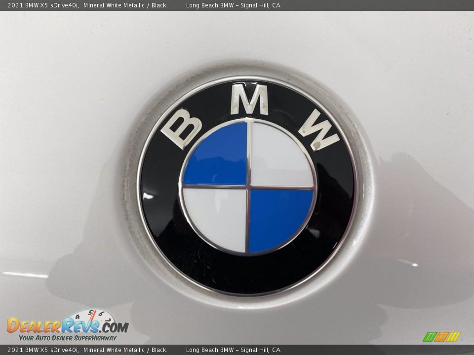 2021 BMW X5 sDrive40i Mineral White Metallic / Black Photo #5