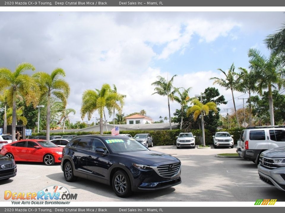 2020 Mazda CX-9 Touring Deep Crystal Blue Mica / Black Photo #1