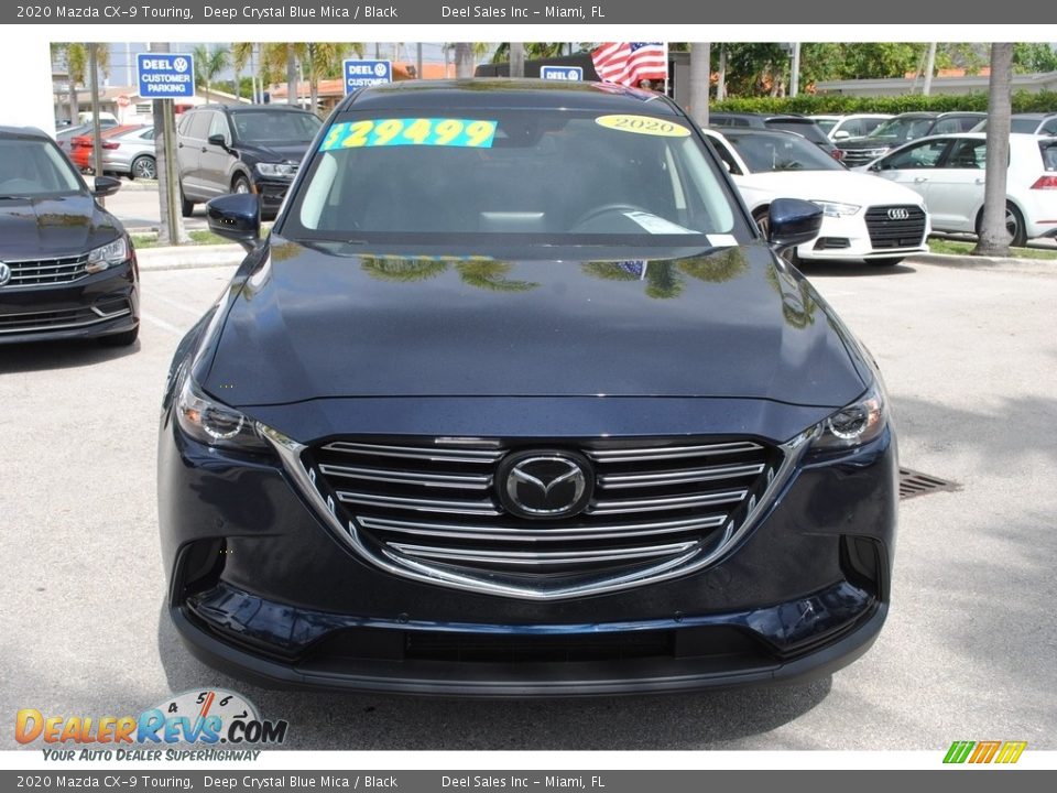 2020 Mazda CX-9 Touring Deep Crystal Blue Mica / Black Photo #3