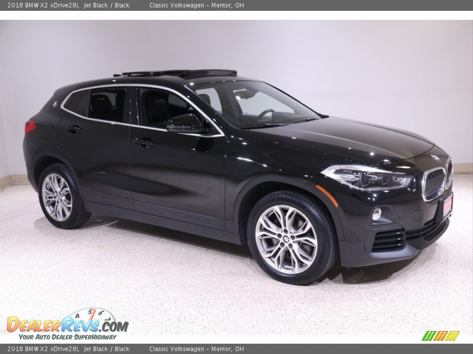 2018 BMW X2 xDrive28i Jet Black / Black Photo #1