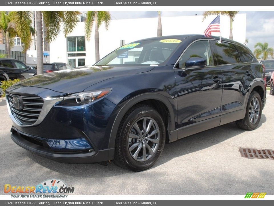 2020 Mazda CX-9 Touring Deep Crystal Blue Mica / Black Photo #5