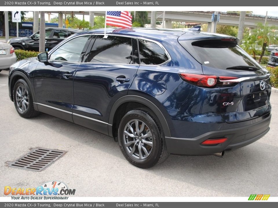 2020 Mazda CX-9 Touring Deep Crystal Blue Mica / Black Photo #6