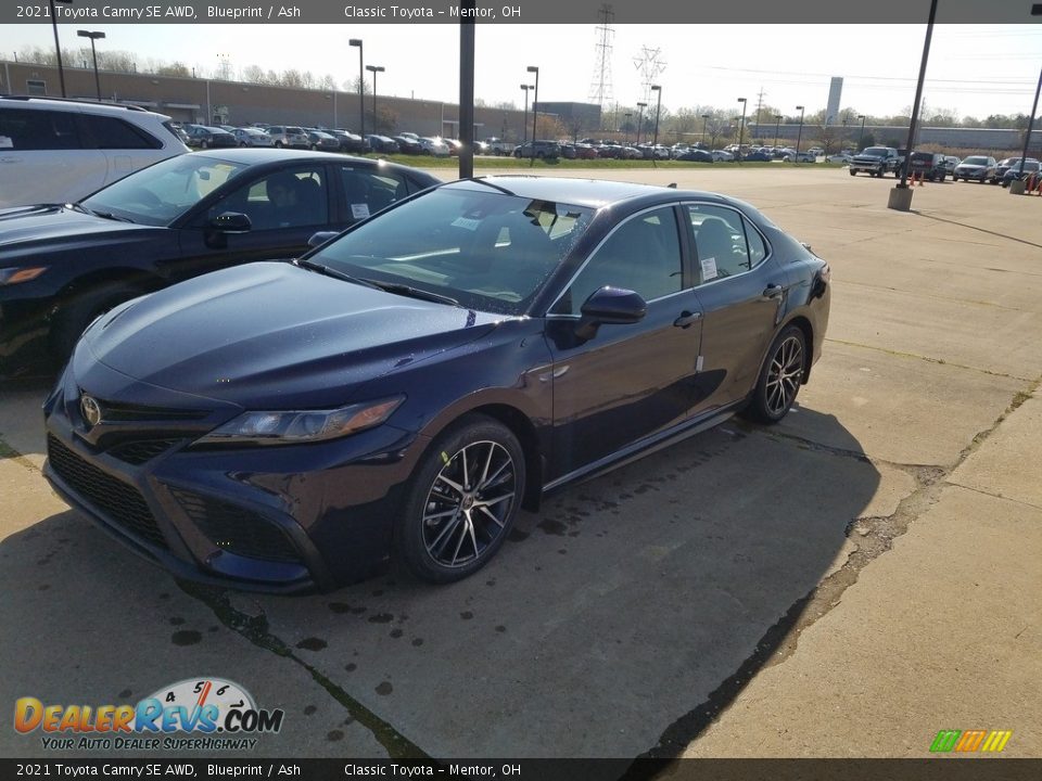 2021 Toyota Camry SE AWD Blueprint / Ash Photo #1