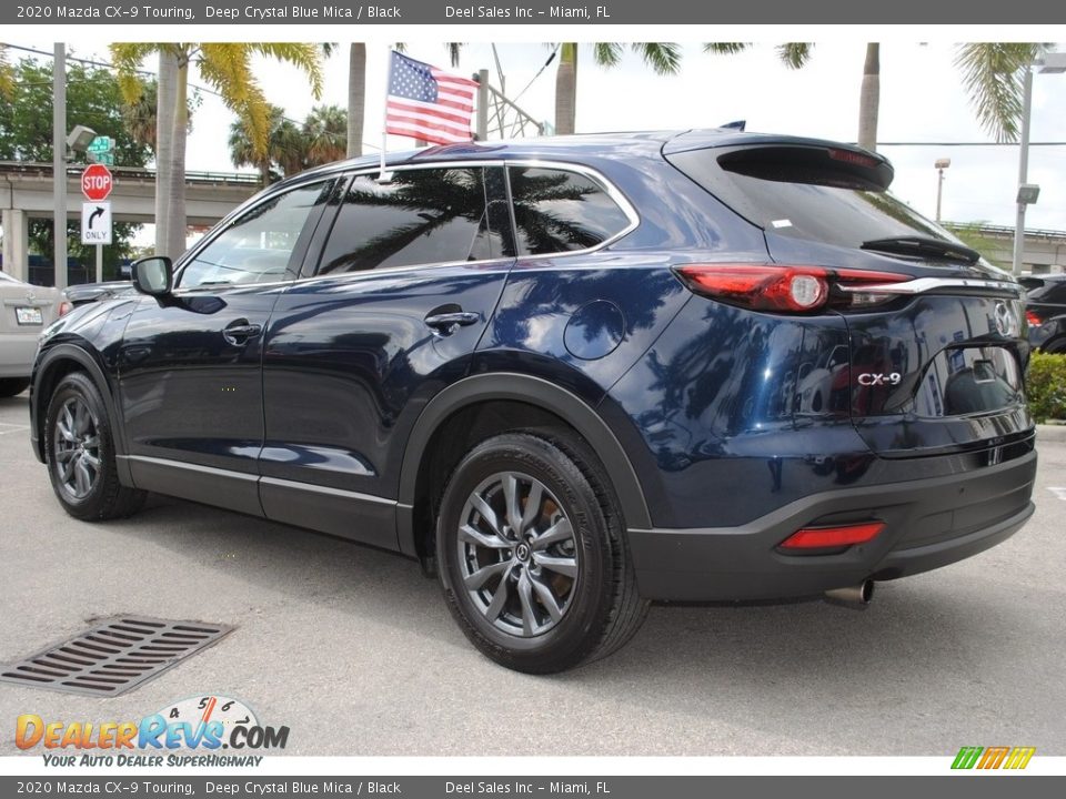 2020 Mazda CX-9 Touring Deep Crystal Blue Mica / Black Photo #7