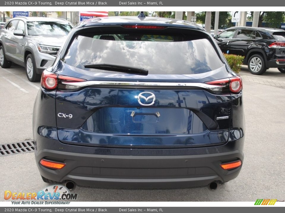 2020 Mazda CX-9 Touring Deep Crystal Blue Mica / Black Photo #8