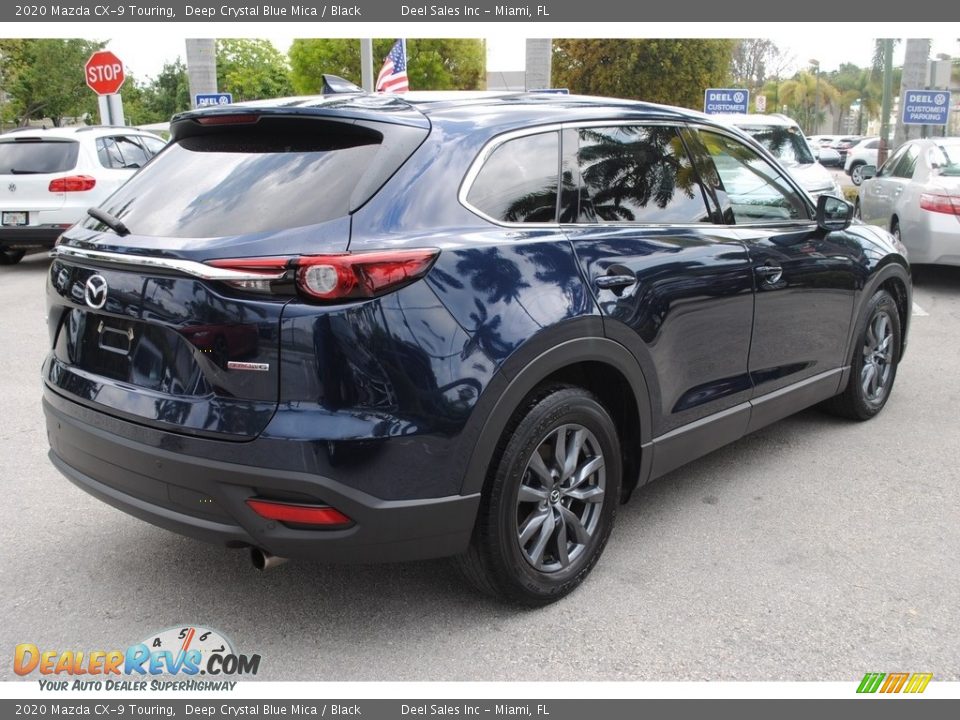 2020 Mazda CX-9 Touring Deep Crystal Blue Mica / Black Photo #9