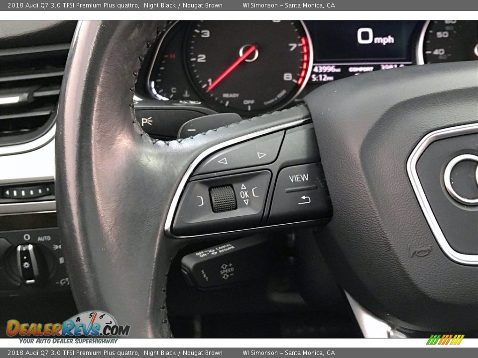 2018 Audi Q7 3.0 TFSI Premium Plus quattro Steering Wheel Photo #21