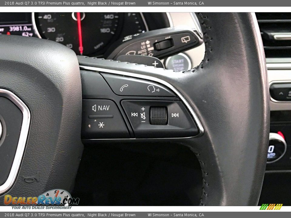 2018 Audi Q7 3.0 TFSI Premium Plus quattro Steering Wheel Photo #22