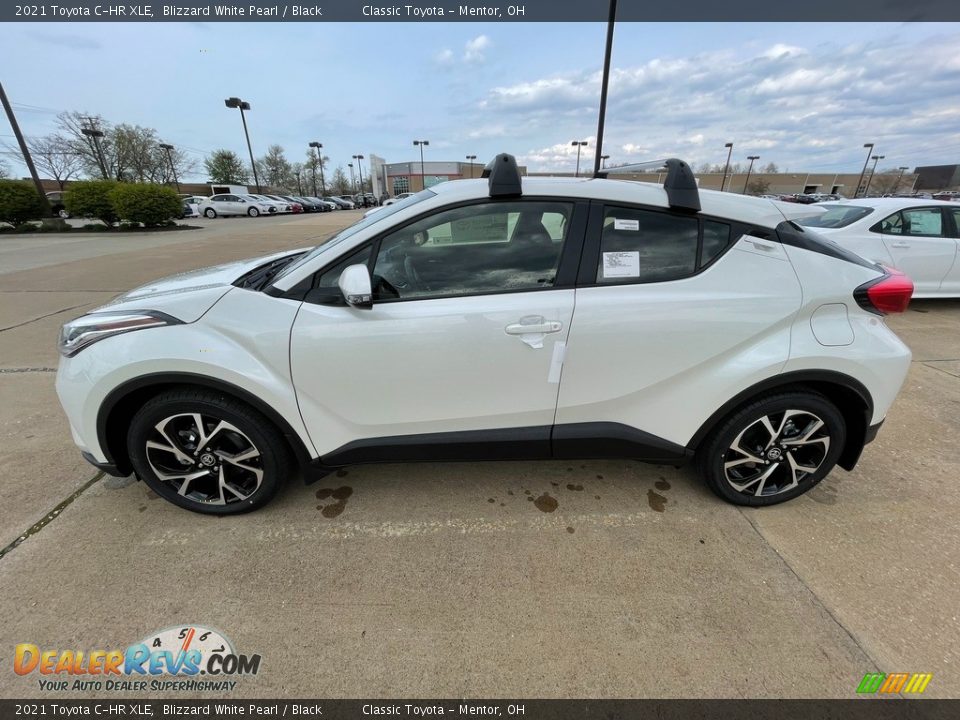 2021 Toyota C-HR XLE Blizzard White Pearl / Black Photo #1