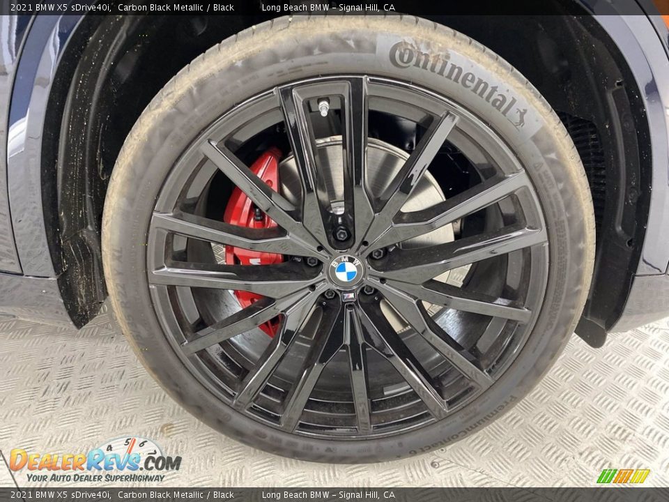 2021 BMW X5 sDrive40i Carbon Black Metallic / Black Photo #3