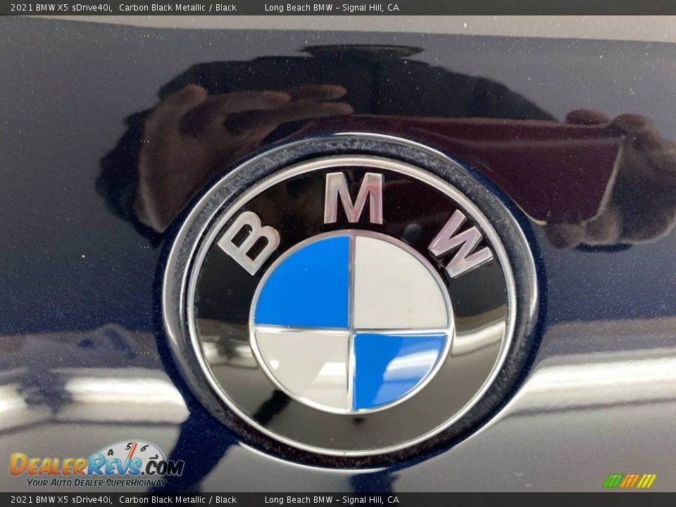 2021 BMW X5 sDrive40i Carbon Black Metallic / Black Photo #7