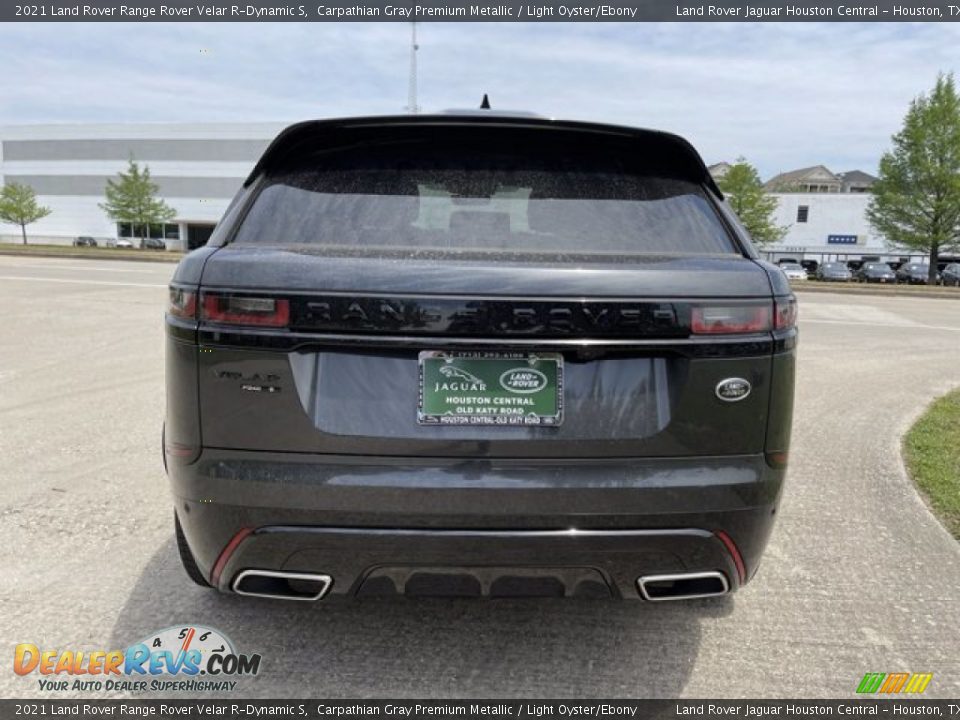 2021 Land Rover Range Rover Velar R-Dynamic S Carpathian Gray Premium Metallic / Light Oyster/Ebony Photo #7