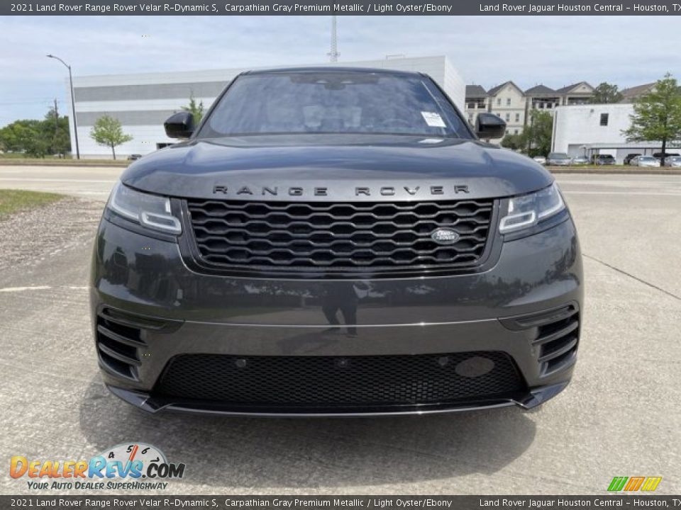 2021 Land Rover Range Rover Velar R-Dynamic S Carpathian Gray Premium Metallic / Light Oyster/Ebony Photo #8