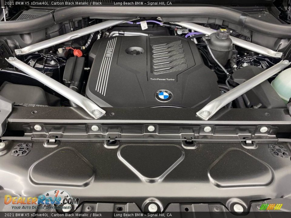 2021 BMW X5 sDrive40i Carbon Black Metallic / Black Photo #9