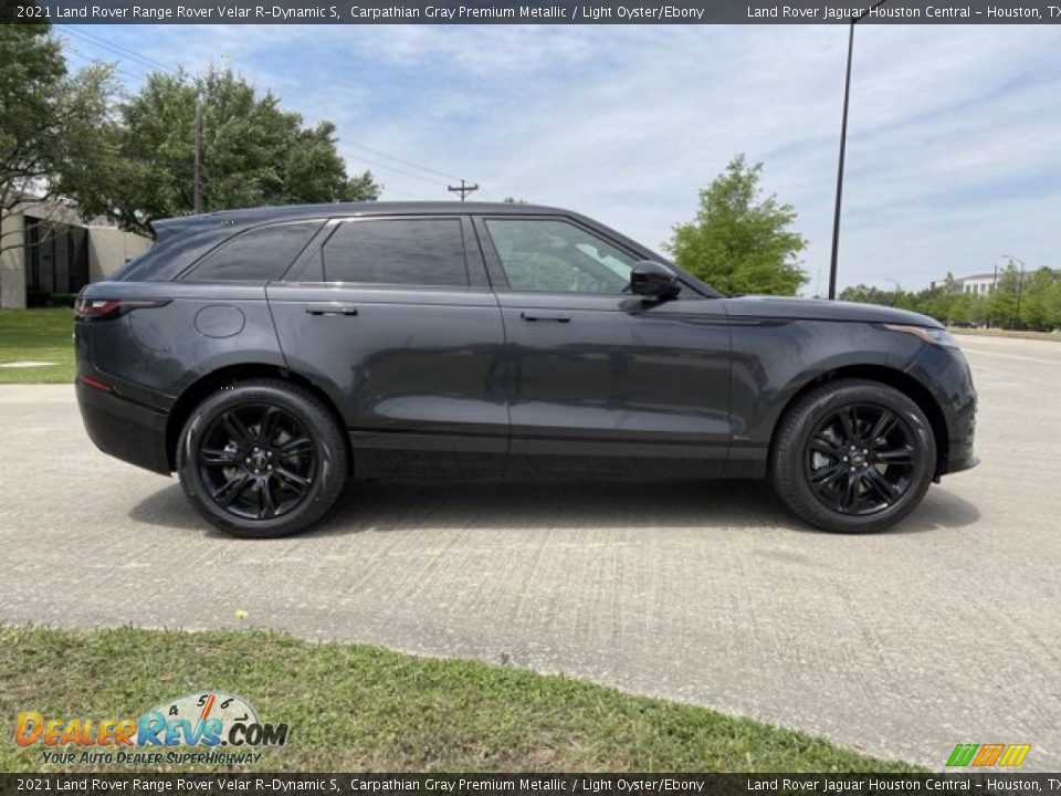 2021 Land Rover Range Rover Velar R-Dynamic S Carpathian Gray Premium Metallic / Light Oyster/Ebony Photo #11