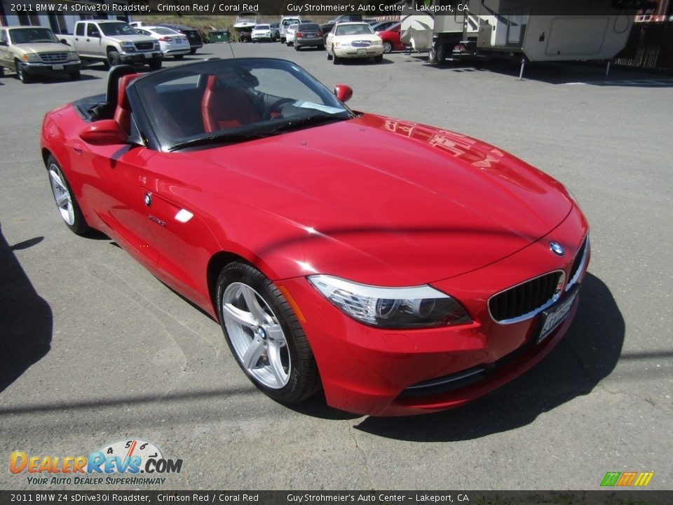 2011 BMW Z4 sDrive30i Roadster Crimson Red / Coral Red Photo #1