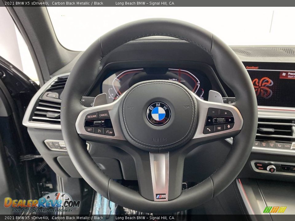 2021 BMW X5 sDrive40i Steering Wheel Photo #14